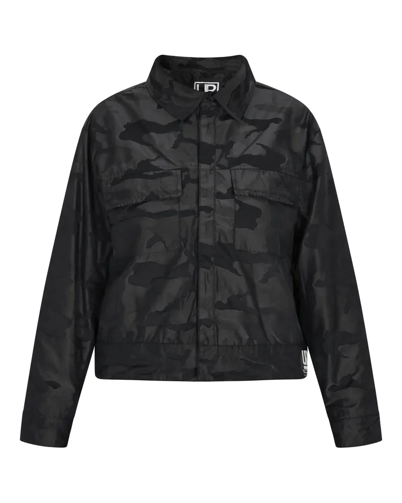 Schmuddelwedda Blouson Damen Grau Camouflage Dunkelgrau