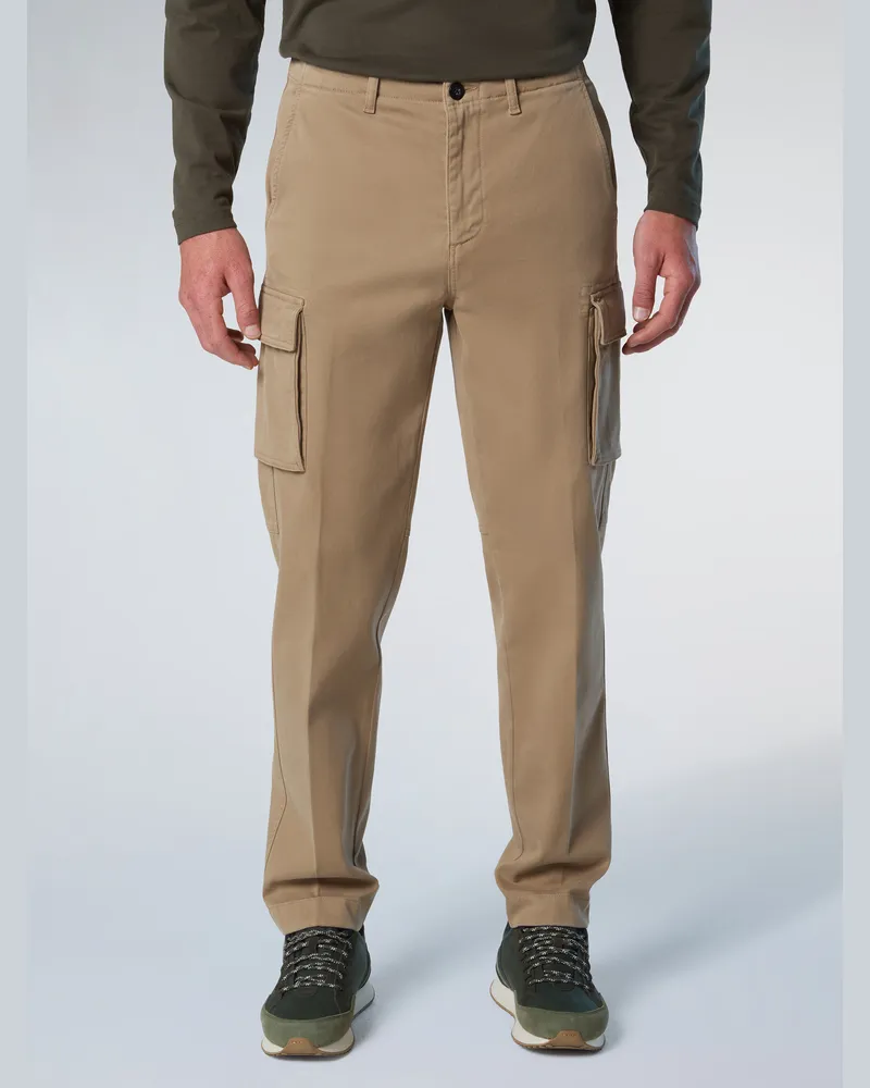 North Sails Cargohose aus Gabardine, Regular Fit - Khaki Khaki