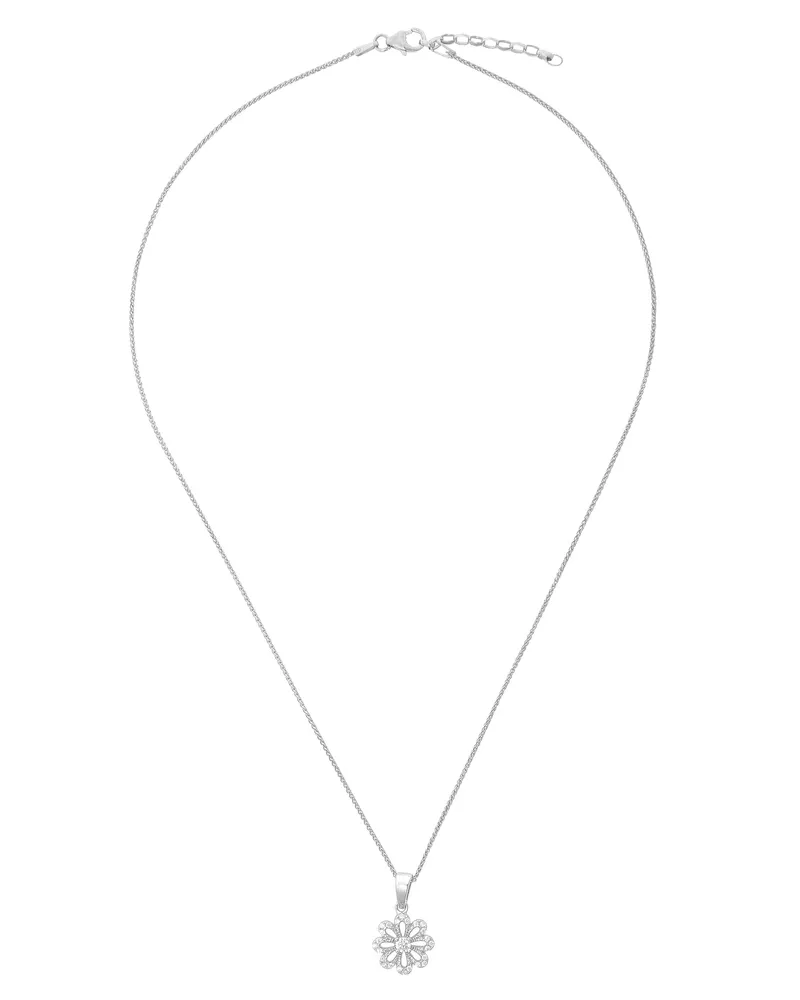 Orphelia Damen-Kette aus 925er Sterlingsilber mit Anhänger – Silber ZH-7305 Silber