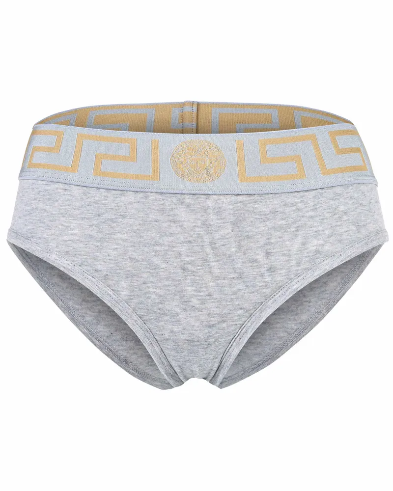 Versace Damen Brazilian  Topeka Slip Grau
