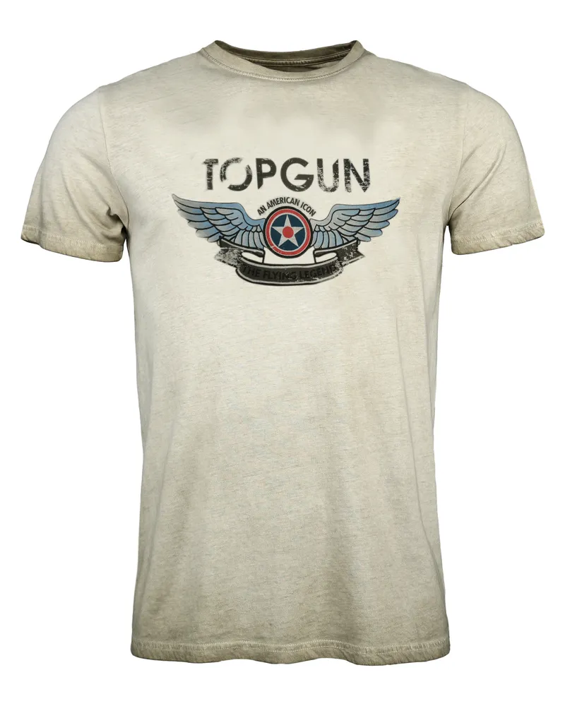 Top Gun T-Shirt Construction TG20191039 Oliv