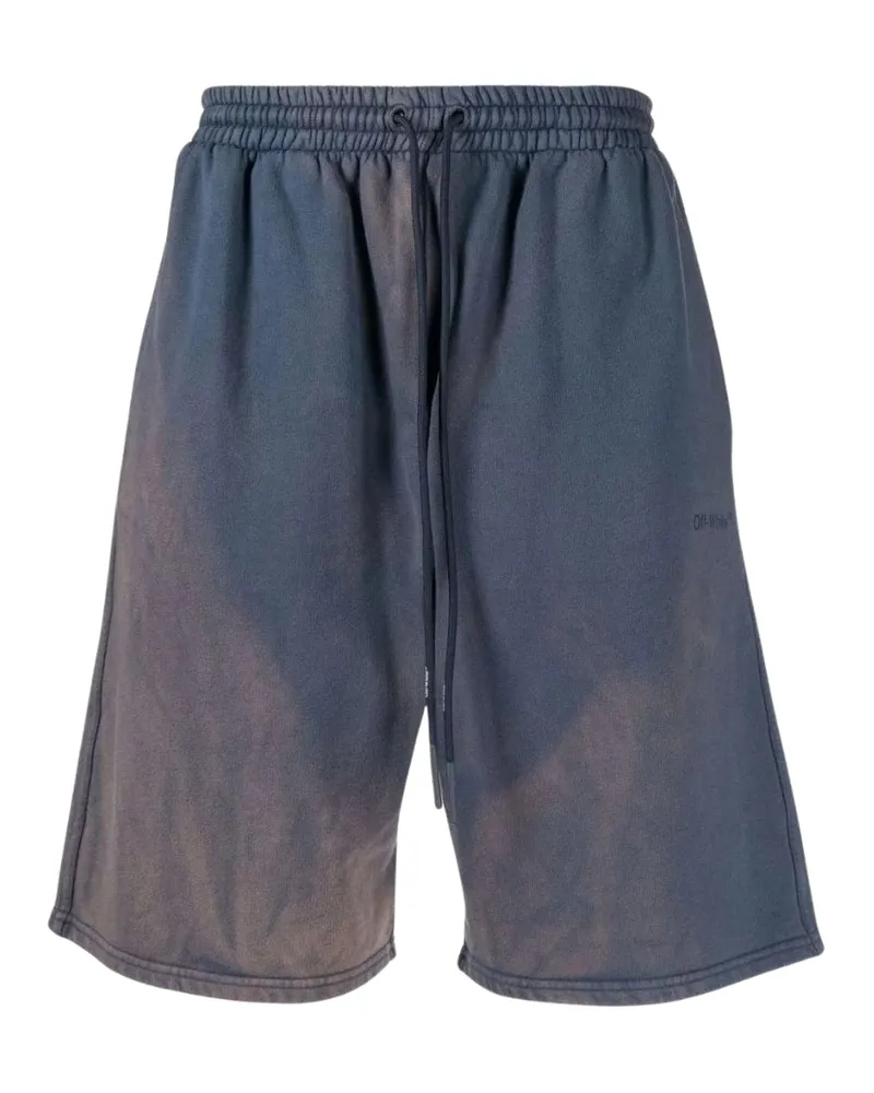 OFF-WHITE Diag Tab Vintage Skate Sweatshorts Outerspace Marineblau
