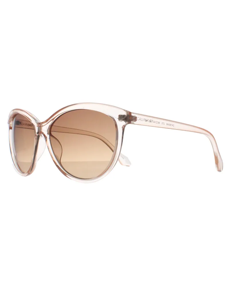Calvin Klein Cat Eye Damen Kristall Beige Braun Farbverlauf CK19534S Beige