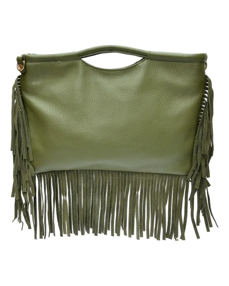 Isabella Rhea Khaki Rindsledertasche Khaki
