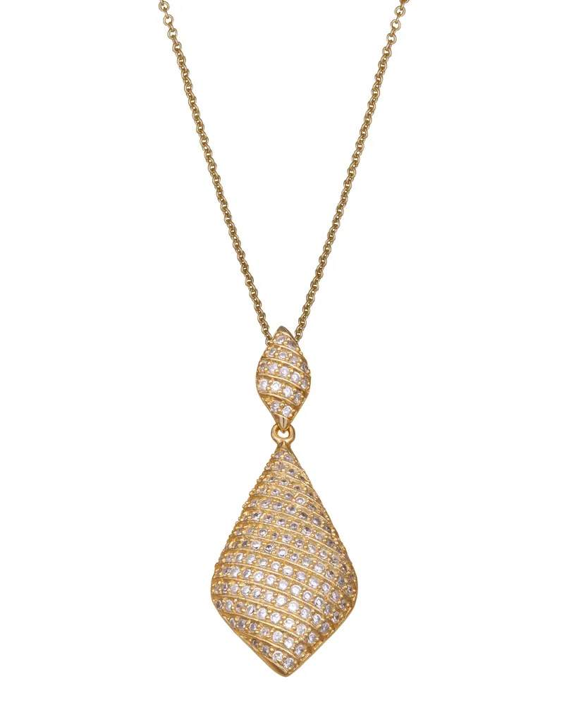 Orphelia Damen-Kette aus 925er Sterlingsilber mit Anhänger – Gold ZH-4517-GOLD Gold