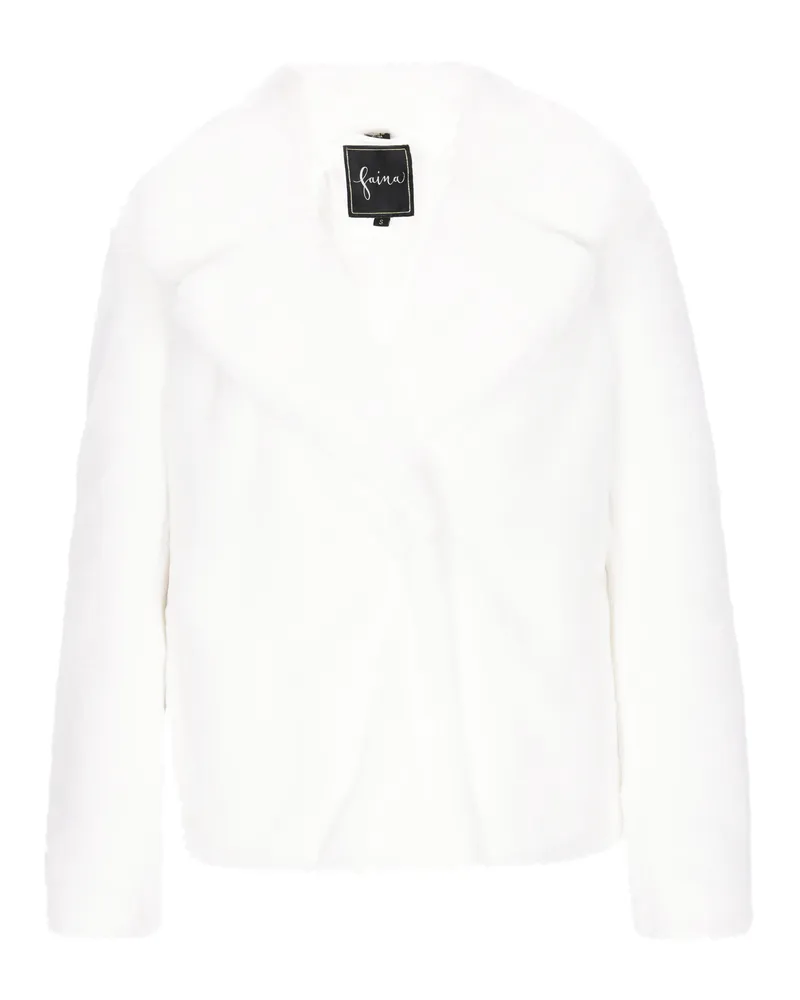 FAINA Jacke Frauen Weiß Weiß