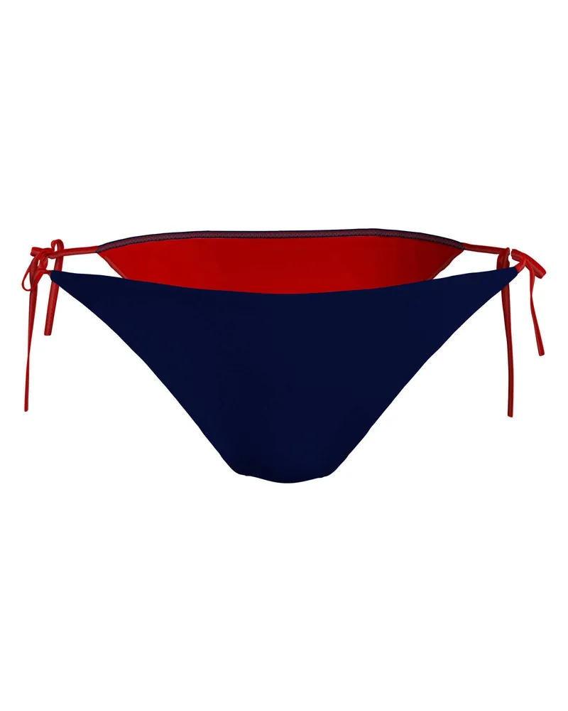 Tommy Hilfiger gestreiftes Bikinihöschen dunkelblau Marineblau