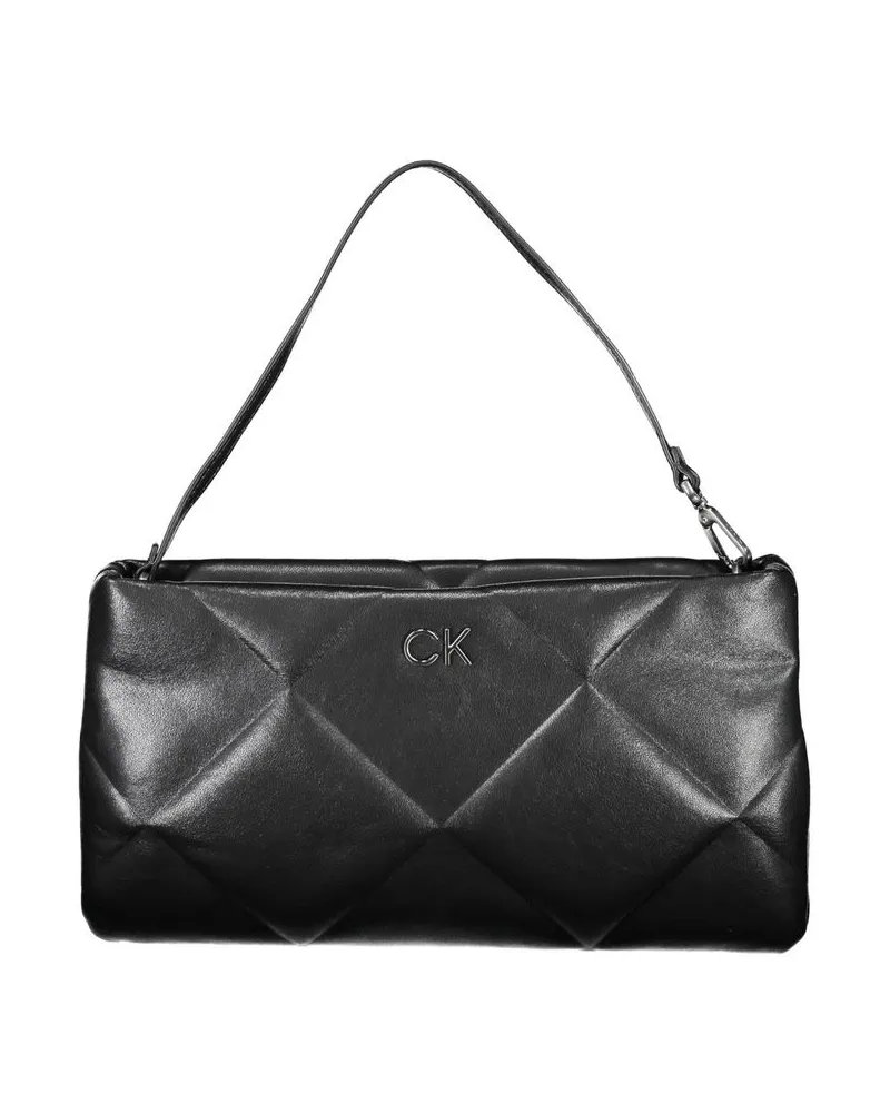 Calvin Klein Gep quiltete Schultertasche K60k608726 Schwarz