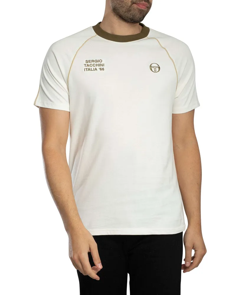 Sergio Tacchini Ghibli Davis T-Shirt, Weiß Weiß