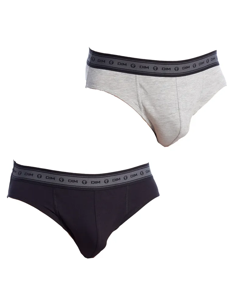 DIM Pack-2 Cotton Bio D0DI4 Slips für Herren Mehrfarbig