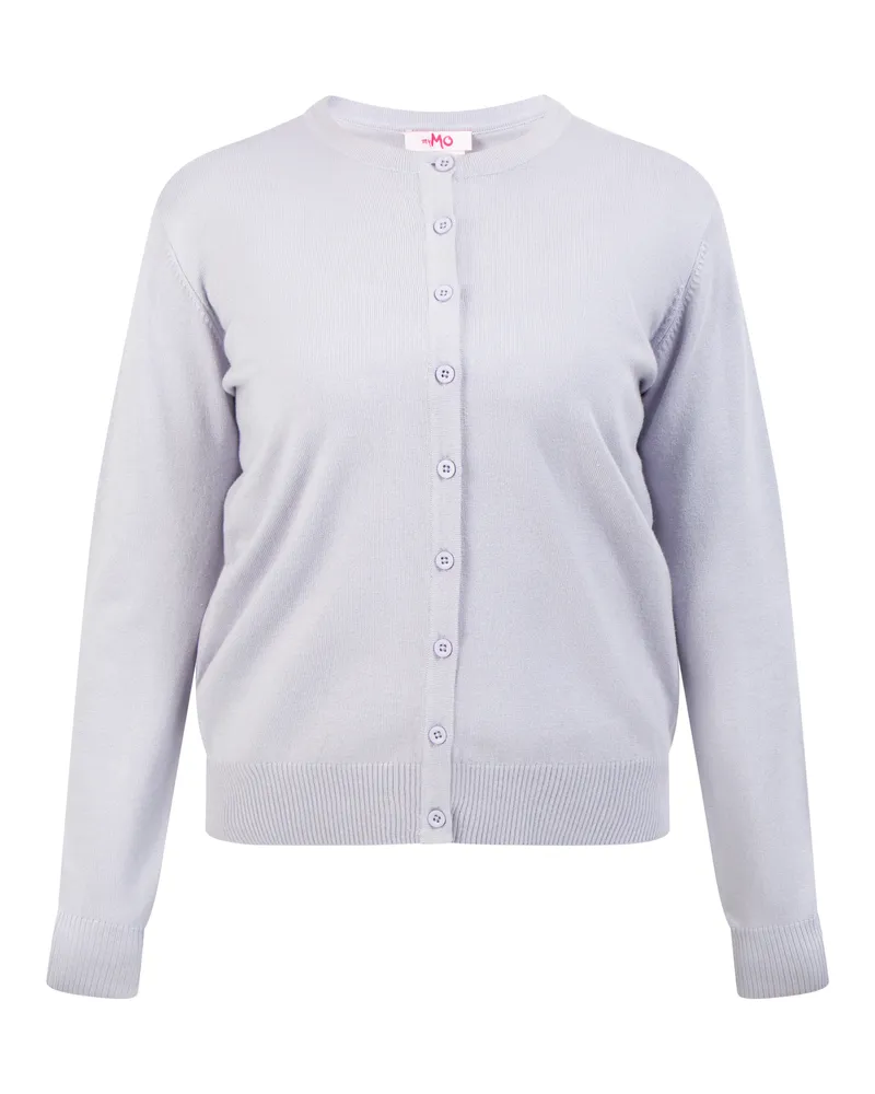 My Mo Strickjacke Damen Flieger Lila