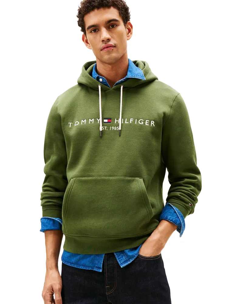 Tommy Hilfiger Kapuzenpullover für Herren (Tannengrün Dunkelgrün