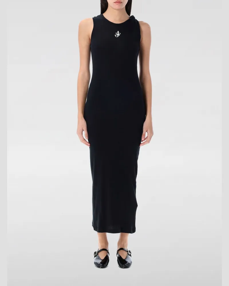 J.W.Anderson Maxikleid Slim Fit Freizeitkleidung Schwarz