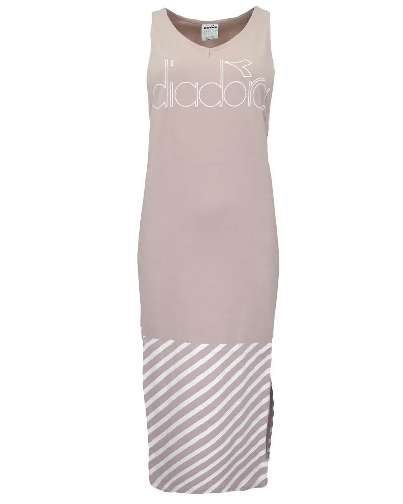 Diadora Baumwollwomens rosa Rauchkleid Rosa
