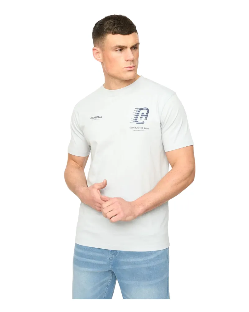 CrossHatch Morville" T-Shirt für Herren, Baumwolle (Hellblau Blau