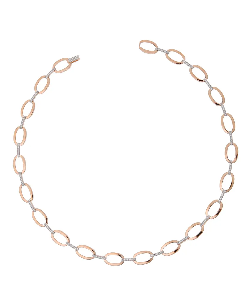 Orphelia Halskette für Damen, 925er Sterlingsilber, Silber/Rosé, ZK-7210 Silber