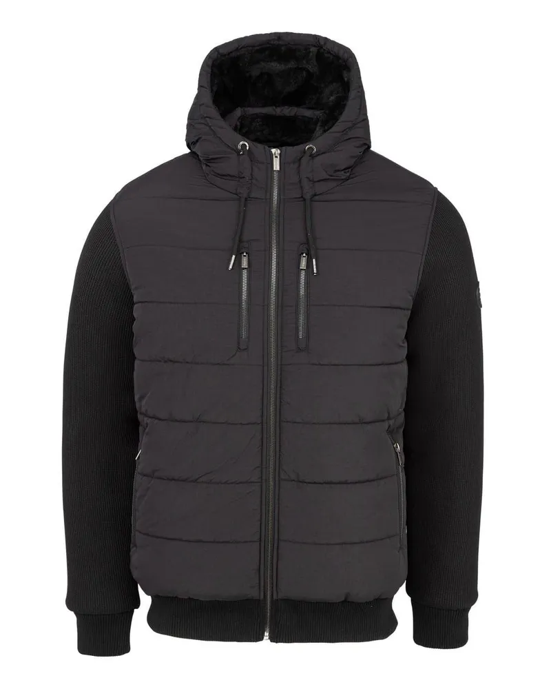 Firetrap Sartorial" Steppjacke für Herren (Schwarz Schwarz