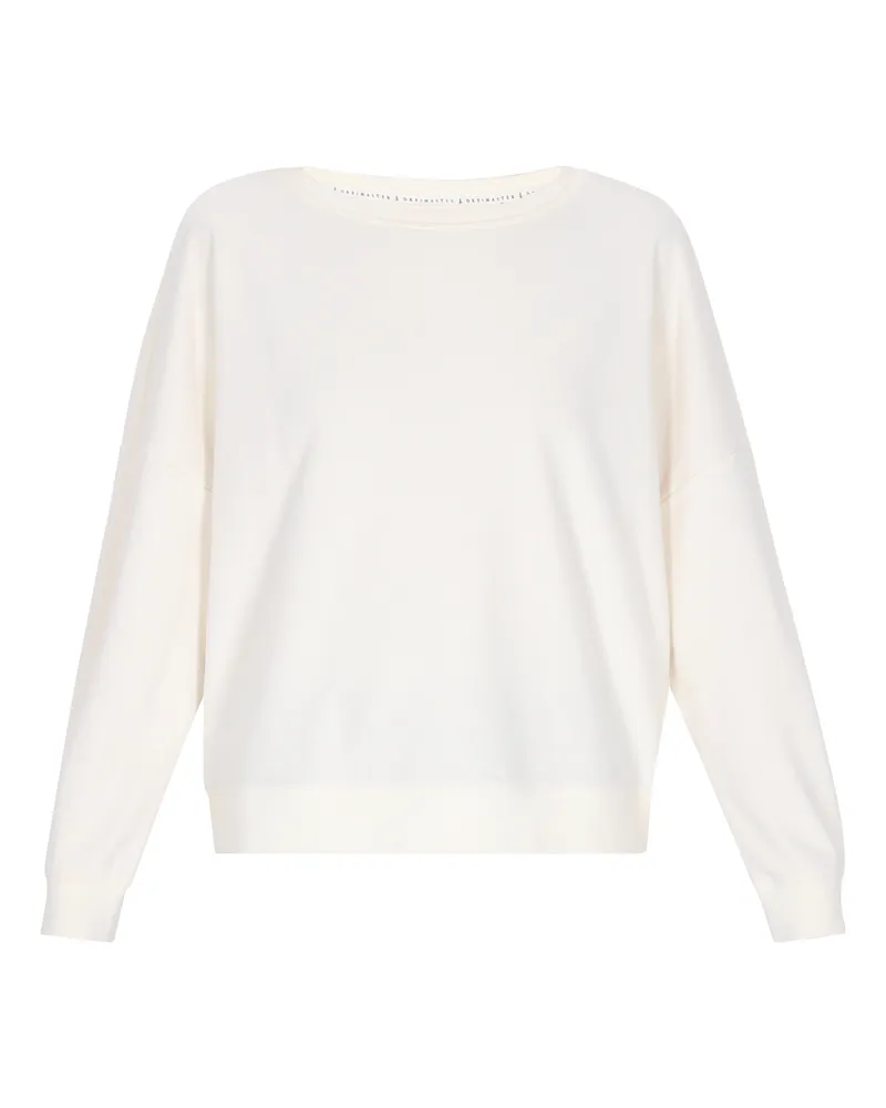 DreiMaster Sweatshirt Frauen cremeweiß meliert Wollweiß