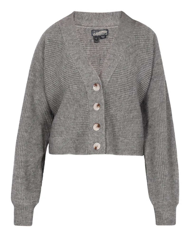 DreiMaster Cardigan Damen Grau Melange Grau