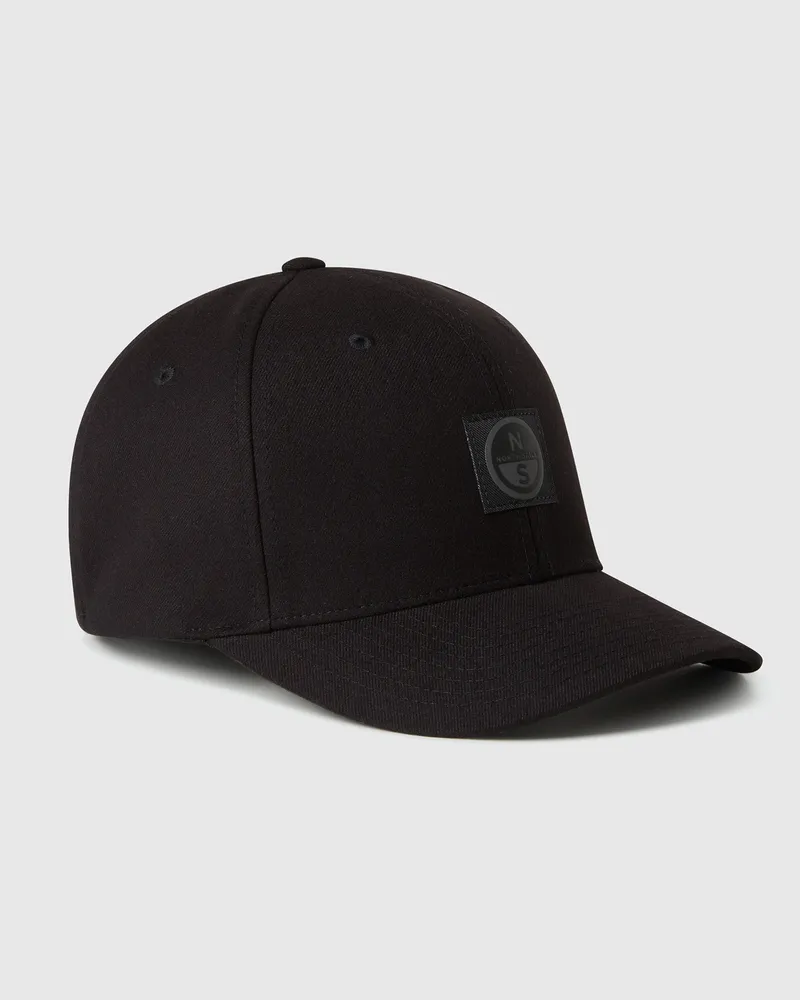 North Sails Basecap Flexfit Schwarz