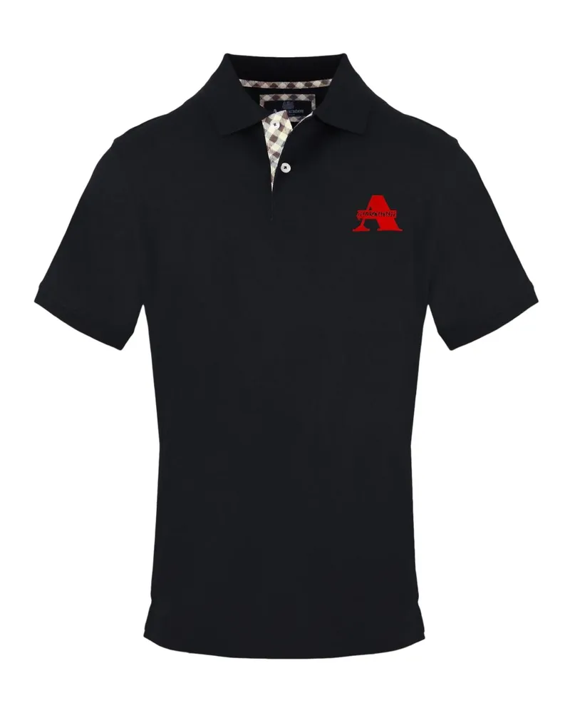 Aquascutum Poloshirt für Herren (Schwarz Schwarz