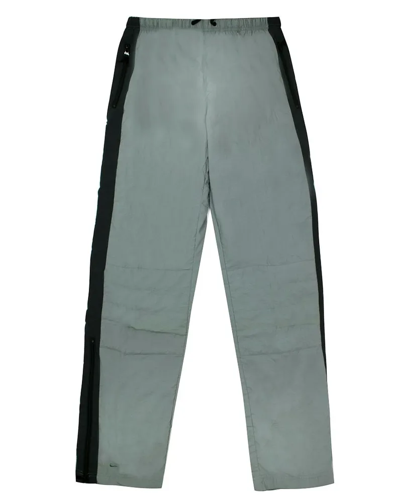 Nike Mens Tactel Reißverschluss -Knöchelspurhose Windbrecher 167524 030 Schwarz