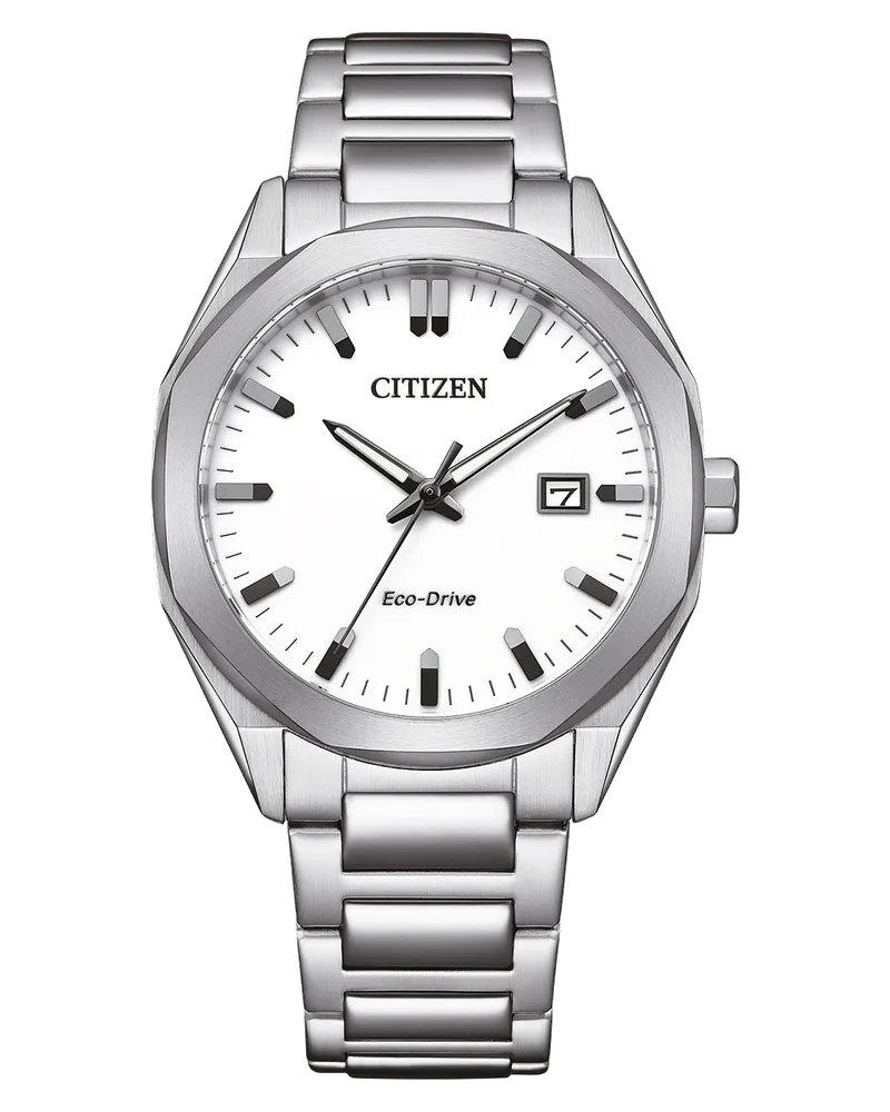 Citizen Herren Silberne Uhr BM7620-83A Silber