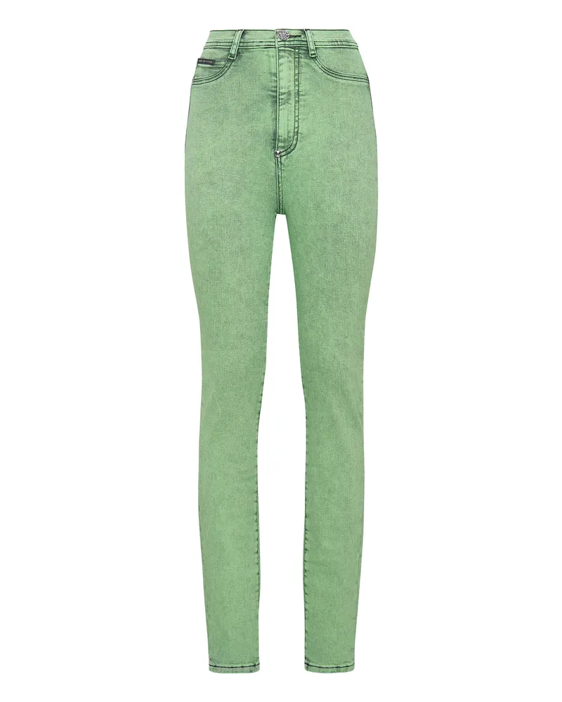Philipp Plein Jeggings Grün