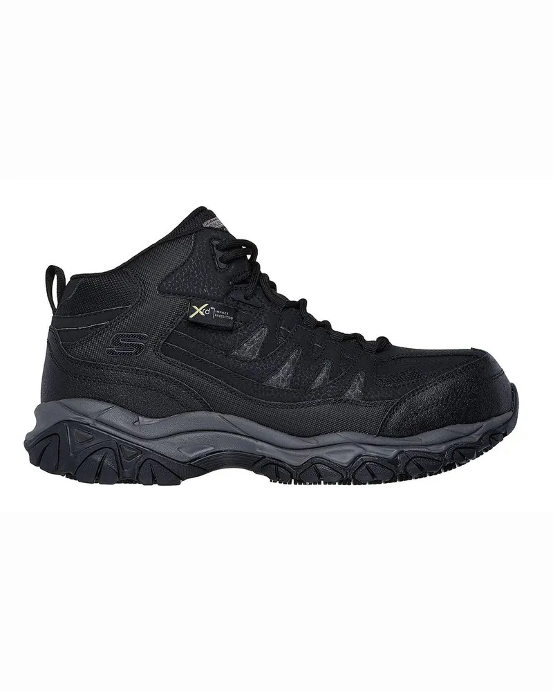Skechers Holdredge" Wanderstiefel für Herren, Wasserfest (Schwarz Schwarz