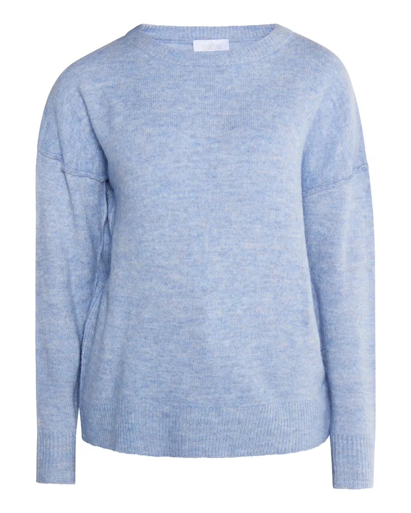 Usha Strickpullover Damen blau melange Blau