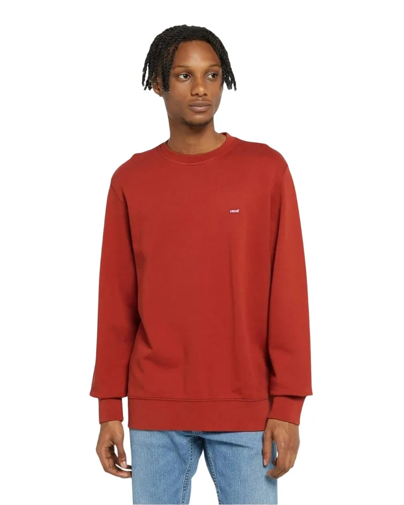 Levi's Original" Sweatshirt für Herren, Rundhalsausschnitt (Rot Rot