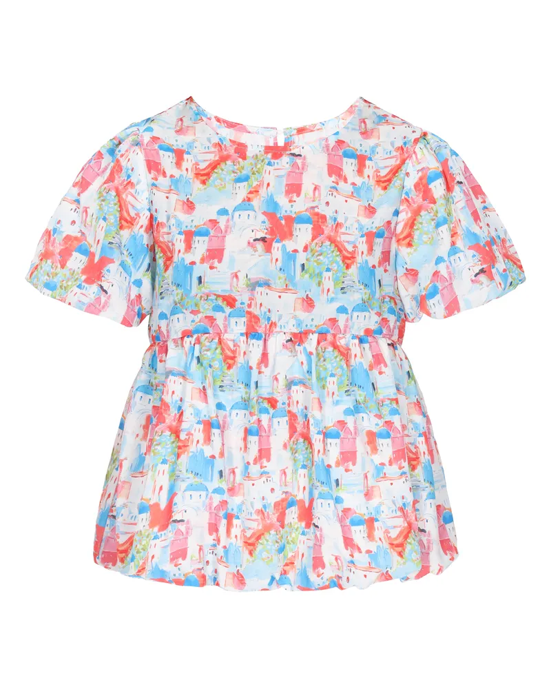 FAINA Bluse Frauen Mehrfarbig Blau Mehrfarbig