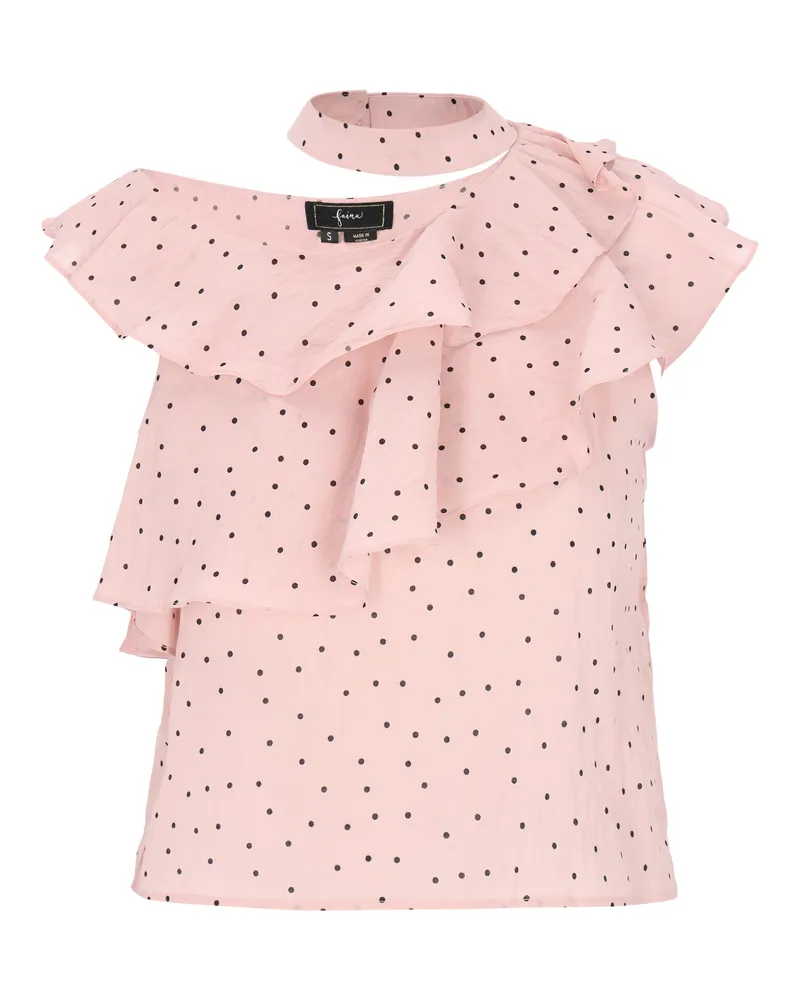 FAINA Bluse Frauen rosa schwarz Rosé