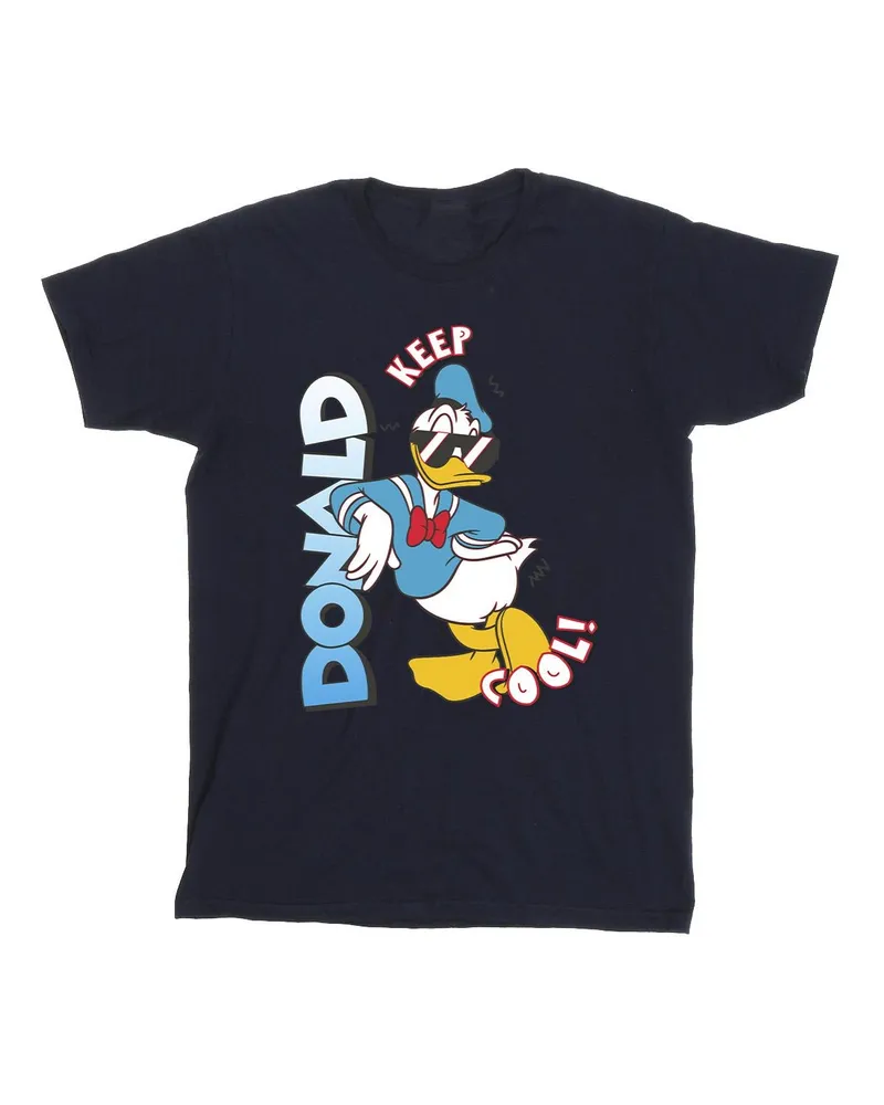 Disney Donald Duck Cool" T-Shirt für Herren (Marineblau Marineblau
