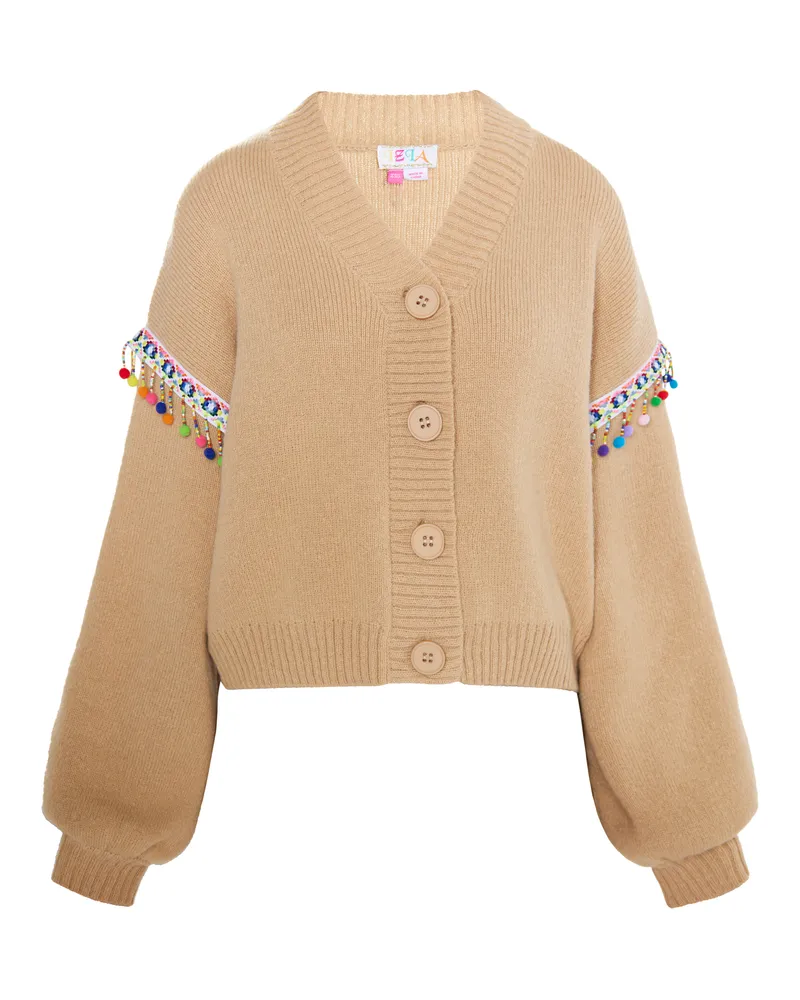 IZIA Strickjacke Damen Beige Beige