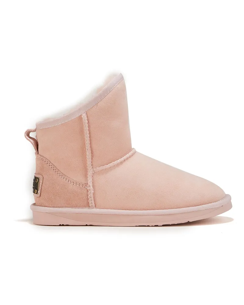 Australia Luxe Gemütliche, extra kurze rosa Stiefel Rosa