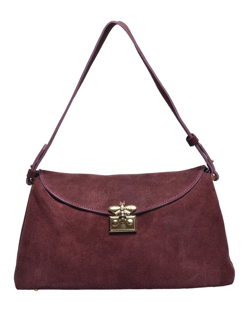 Isabella Rhea WEIN Rindsledertasche Weinrot