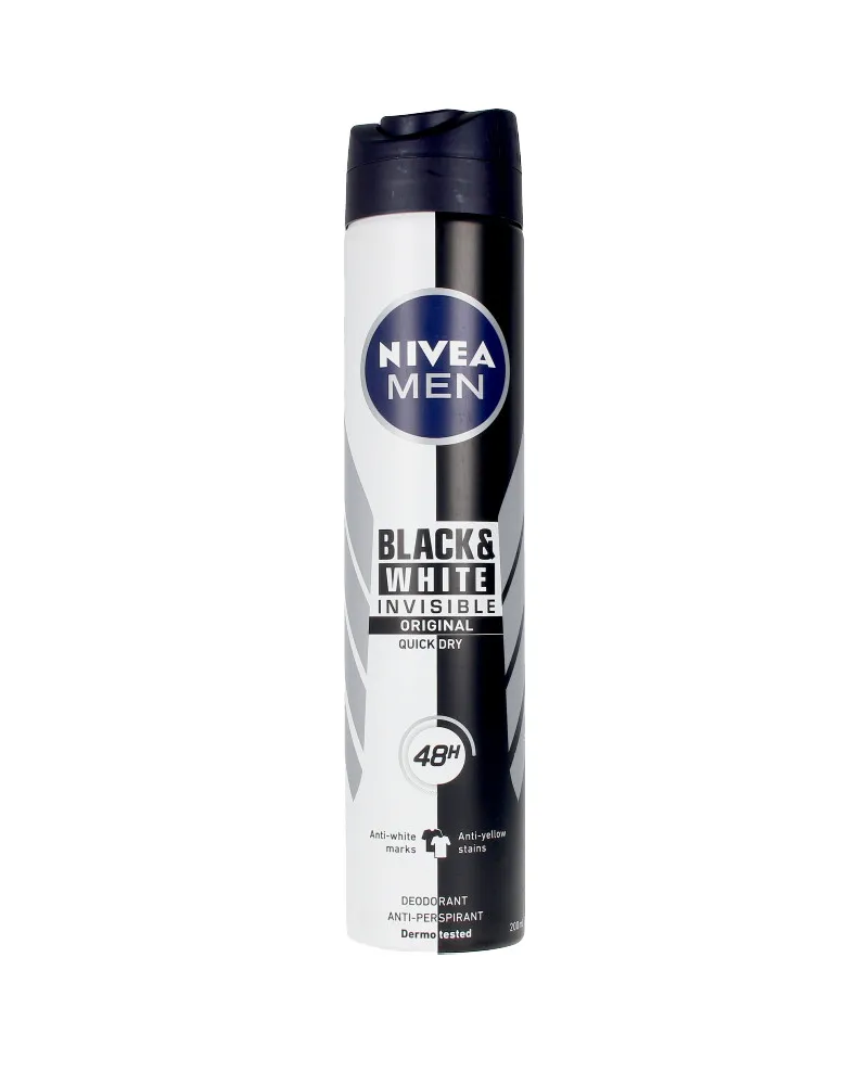 Nivea Men Black & White Invisible Deodorant Spray 200 ml 