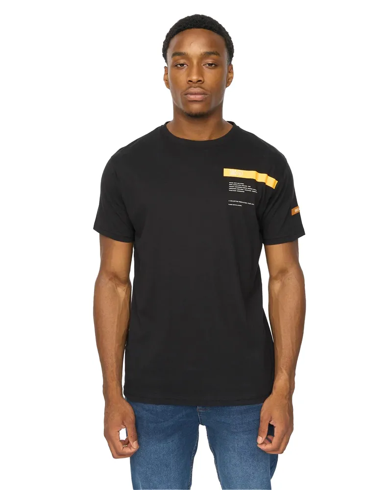 Duck and Cover Ambridge" T-Shirt für Herren (Schwarz Schwarz