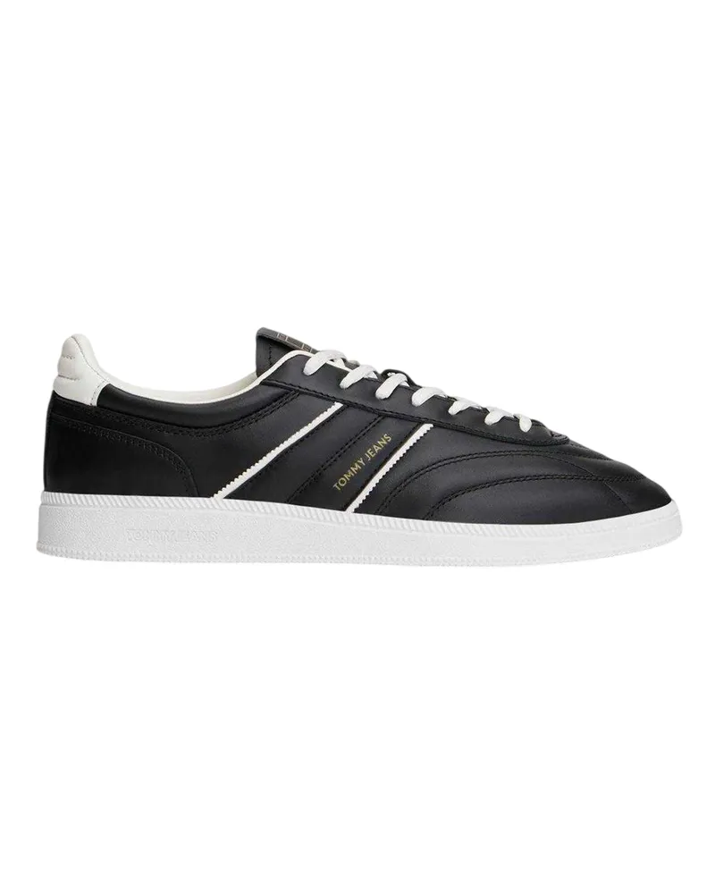 Tommy Hilfiger Greenwich" Sneaker für Herren, Leder (Ecru/Schwarz Ecru