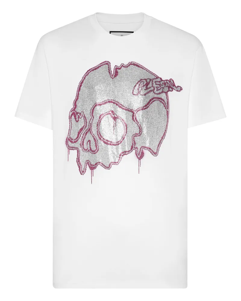 Philipp Plein T-Shirt Skull Weiß