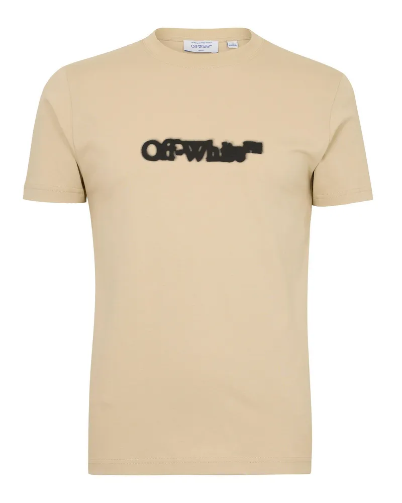 OFF-WHITE Off White - T-Shirt für Herren, Regulär (Braun/Schwarz Braun