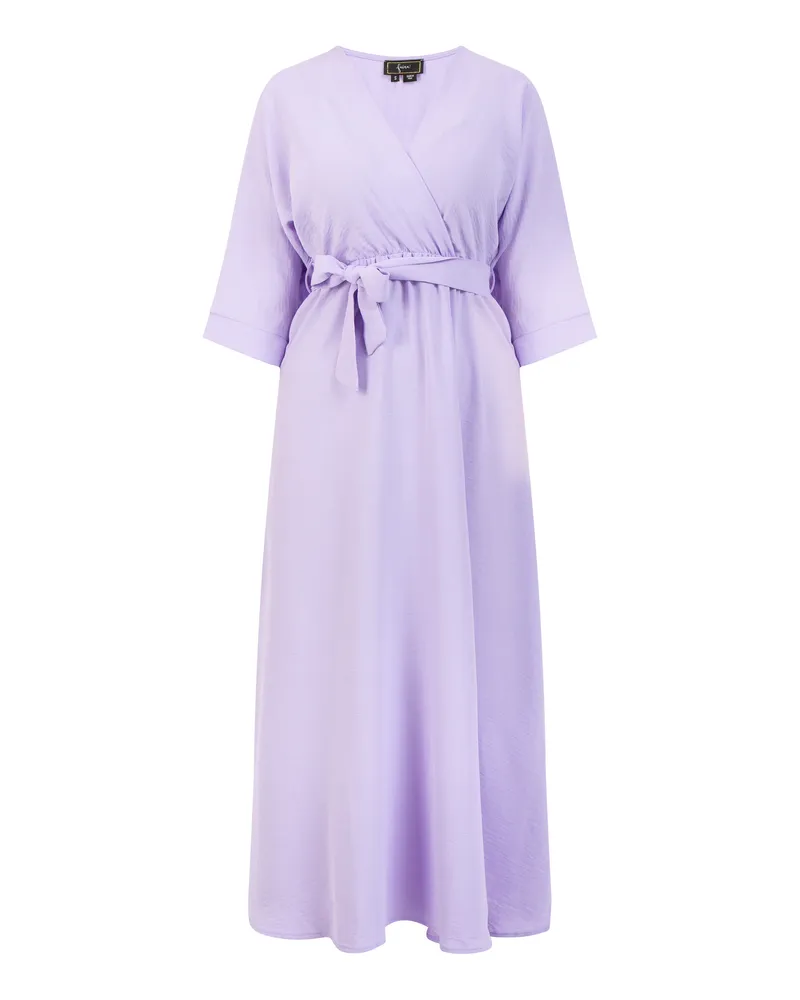 FAINA Midikleid Damen Flieger Violett