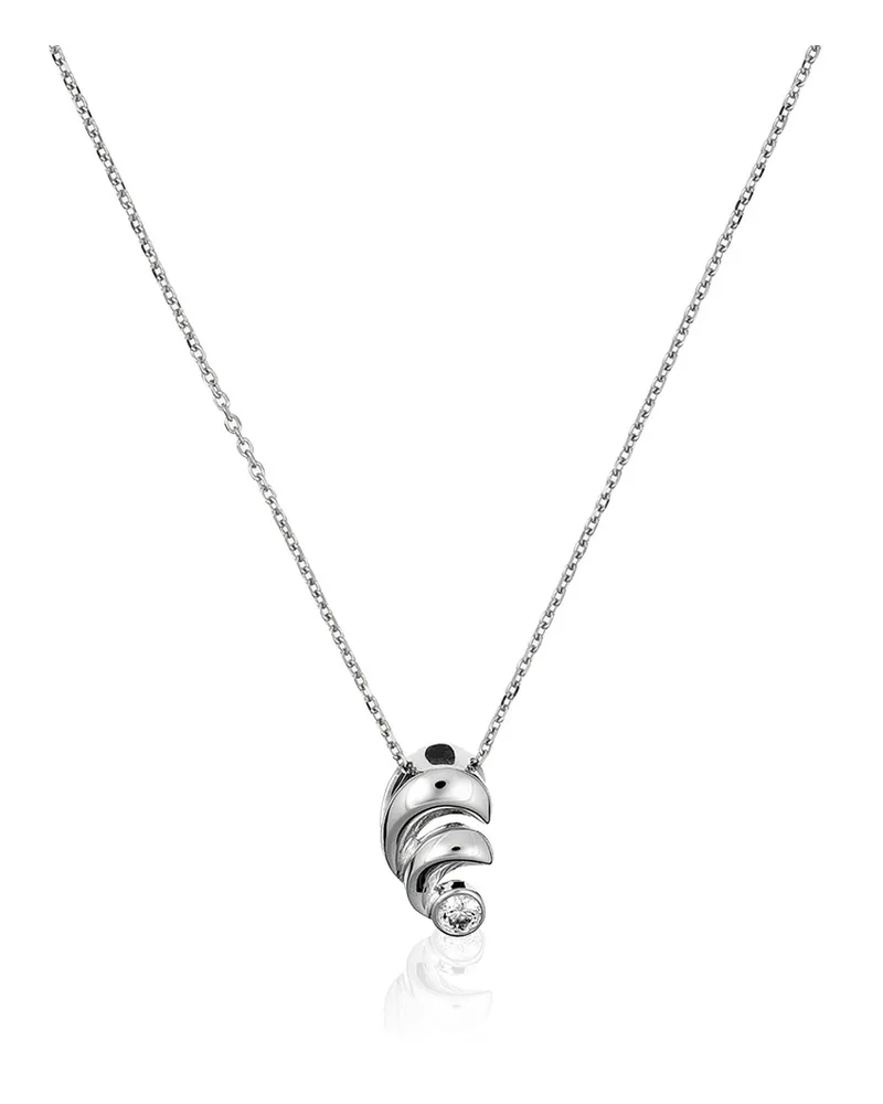 Orphelia Damen-Kette aus 925er Sterlingsilber mit Anhänger – Silber ZH-4689 Silber