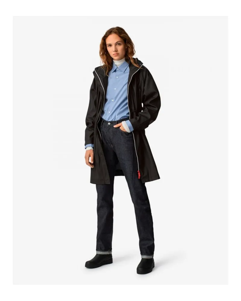 Hunter Damen Regenparka Schwarz