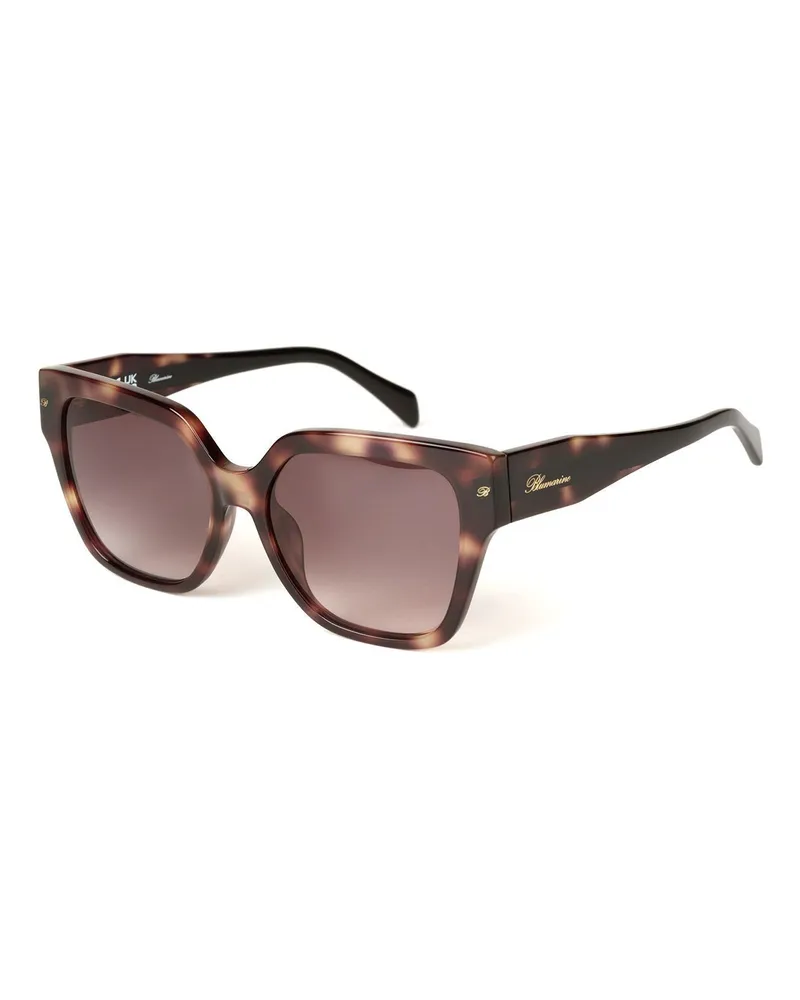 Blumarine Sonnenbrille Havana Braun/Glänzend Beige Braun