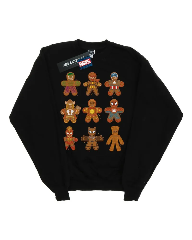 Marvel Avengers" Sweatshirt für Damen (Schwarz Schwarz