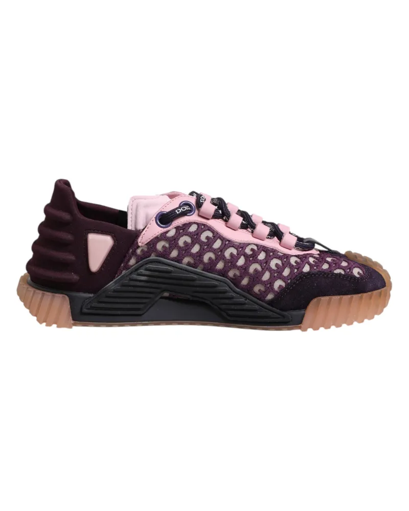 Dolce & Gabbana Mehrfarbige Logo Low Top NS1 Sneakers Schuhe Mehrfarbig