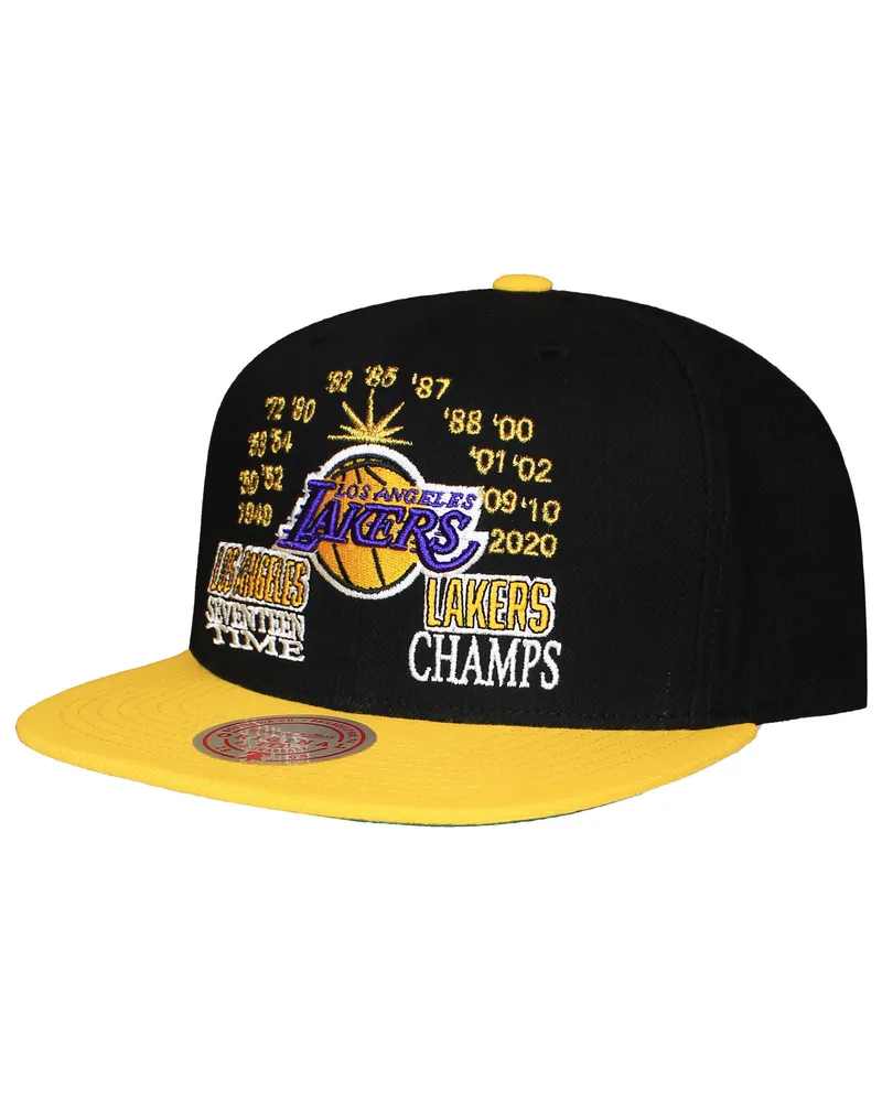 Mitchell & Ness NBA Los Angeles Lakers Champ ist hier Cap Schwarz