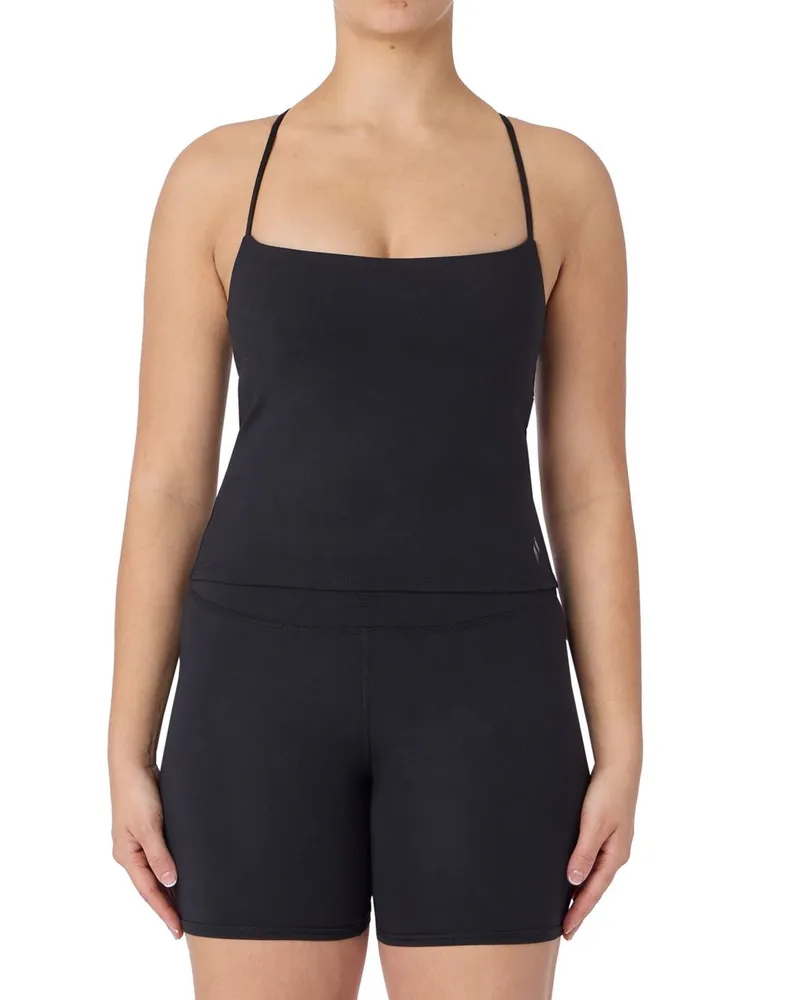 Skechers Goflex Slim Träger-Tanktop aus Polyester für Damen in Schwarz Schwarz